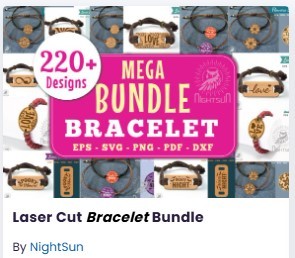 Laser Cut Bracelet Bundle